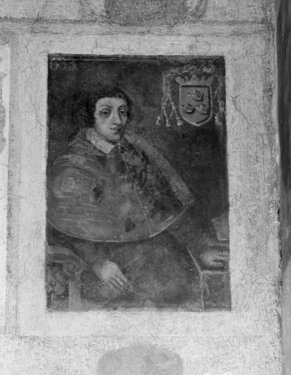 pałac Biskupów Krakowskich - Izba Stołowa Górna /sala portretowa/ /I p./ - ściana południowa - Jana Alberta Wazy, skan 1