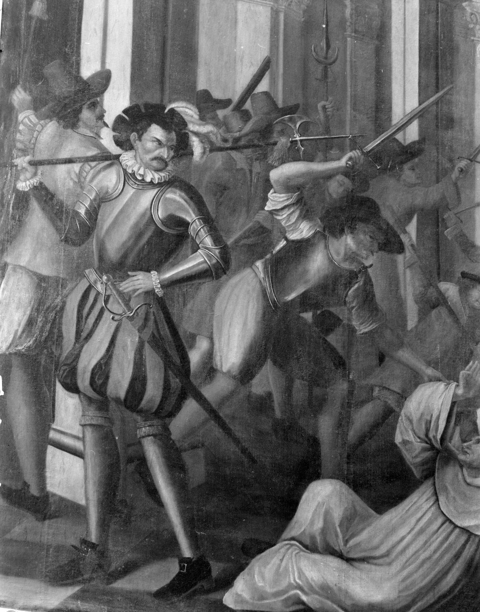 Kościół pw. NMP i św. Mikołaja - fragment polichromii, skan 1