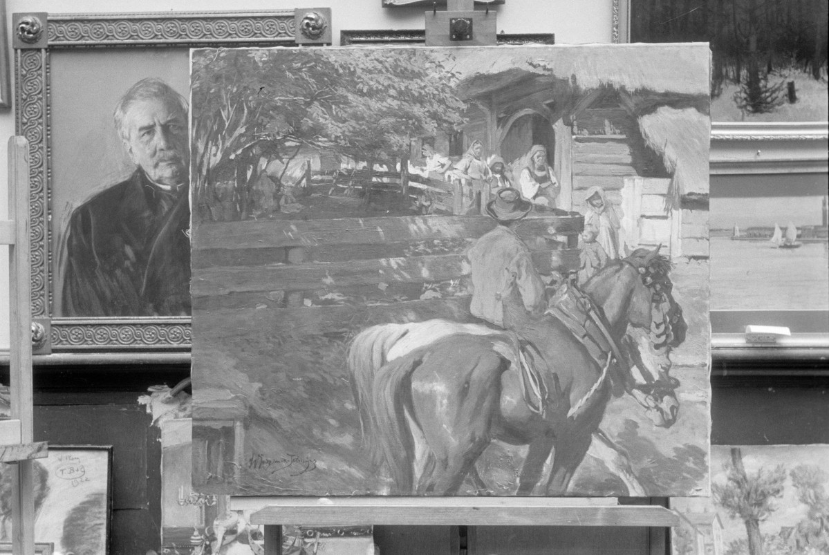 Muzeum w Lublinie - Tetmajer Włodzimierz "Zaręczyny", 990x1140 mm, skan 1