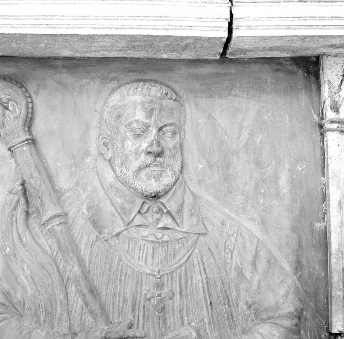 Kościół NMP na Piasku - wnętrze: nagrobek, epitafium , skan 1