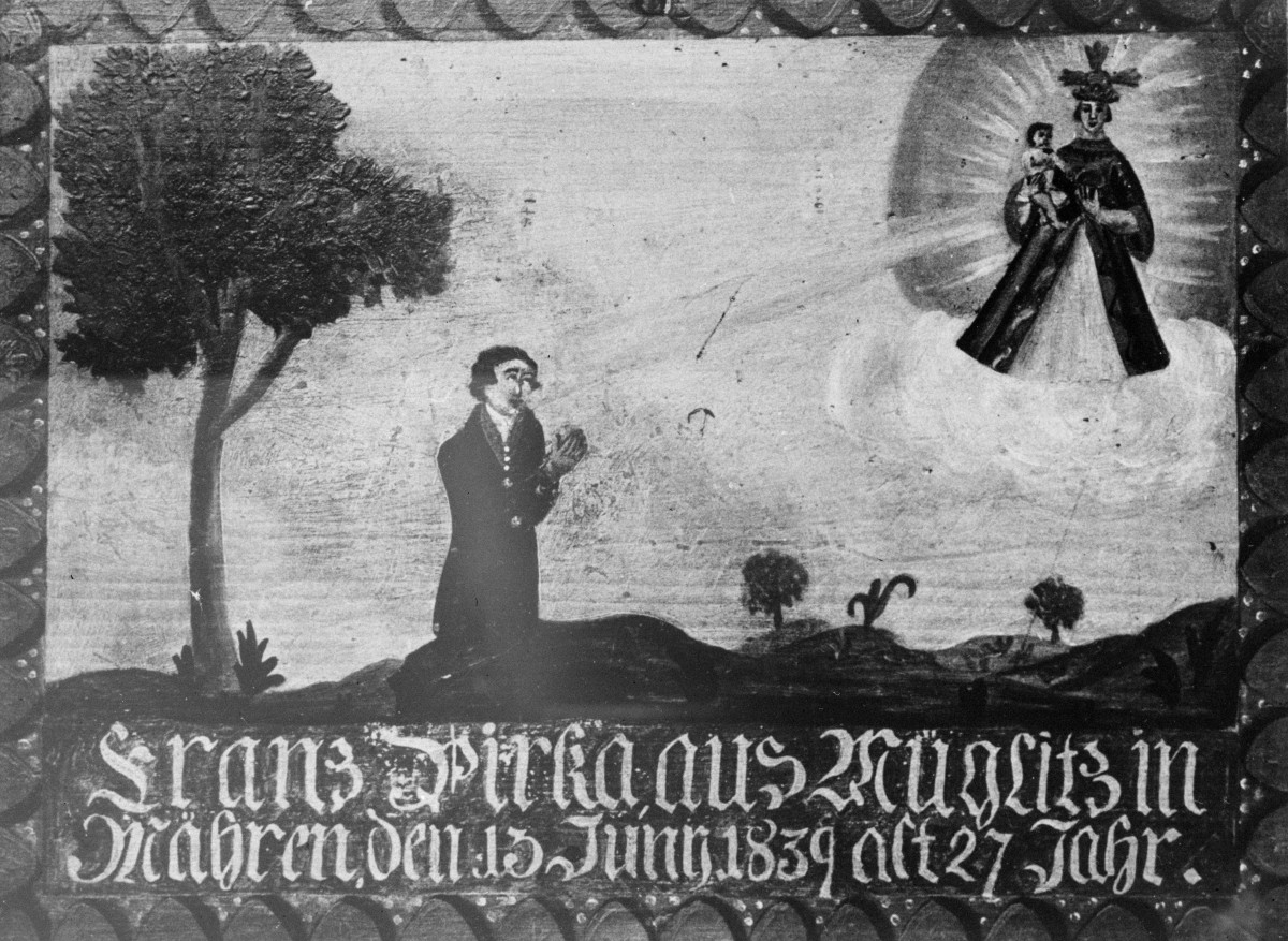 kościół pw. Nawiedzenia NMP - kalwaria wambierzycka - zbiory - obraz Ex voto, skan 1