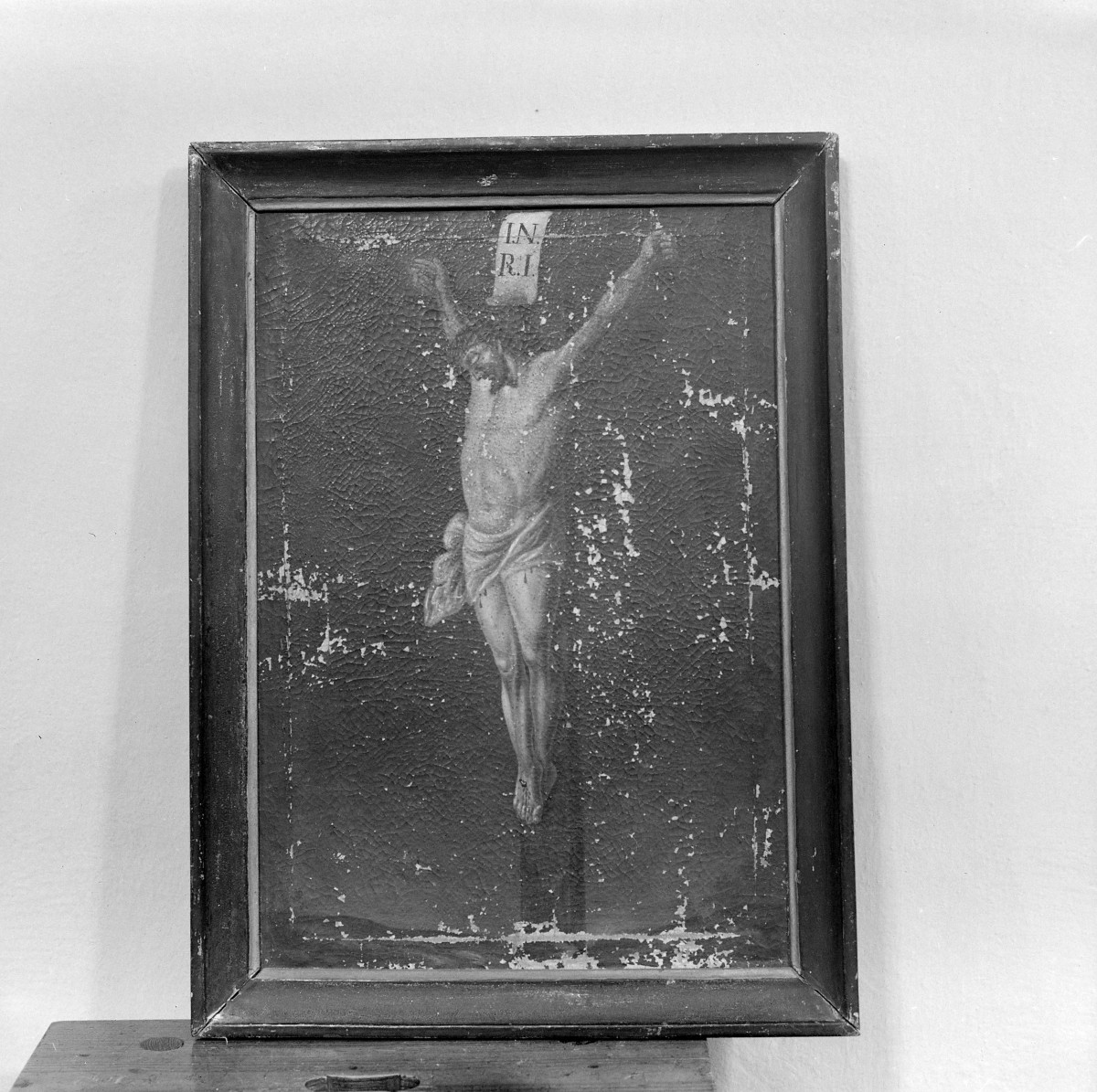 klasztor ss. Benedyktynek - obraz ukrzyżowania XVIII-XIX w., skan 1