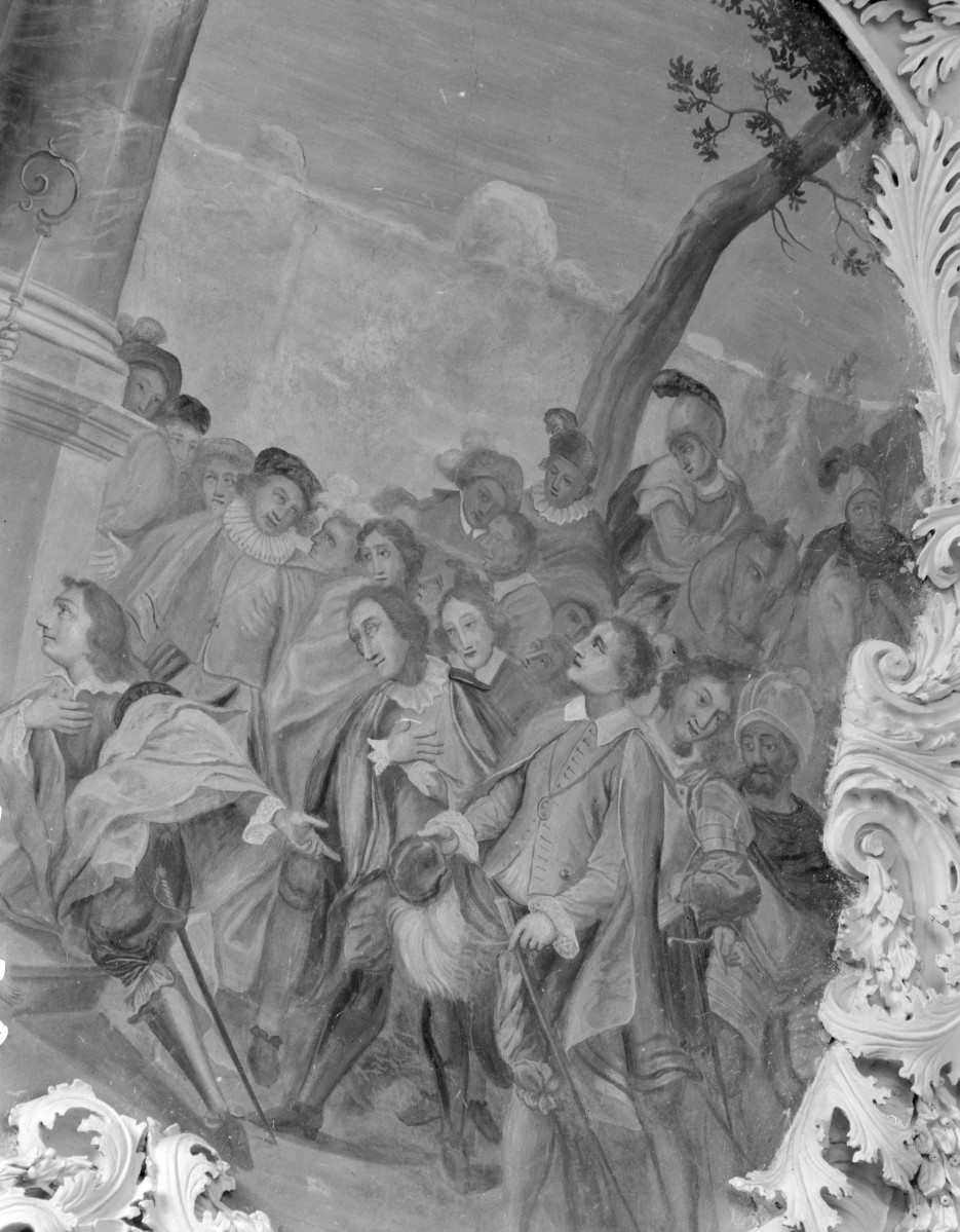 Kościół pw. NMP i św. Mikołaja - fragment polichromii, skan 1