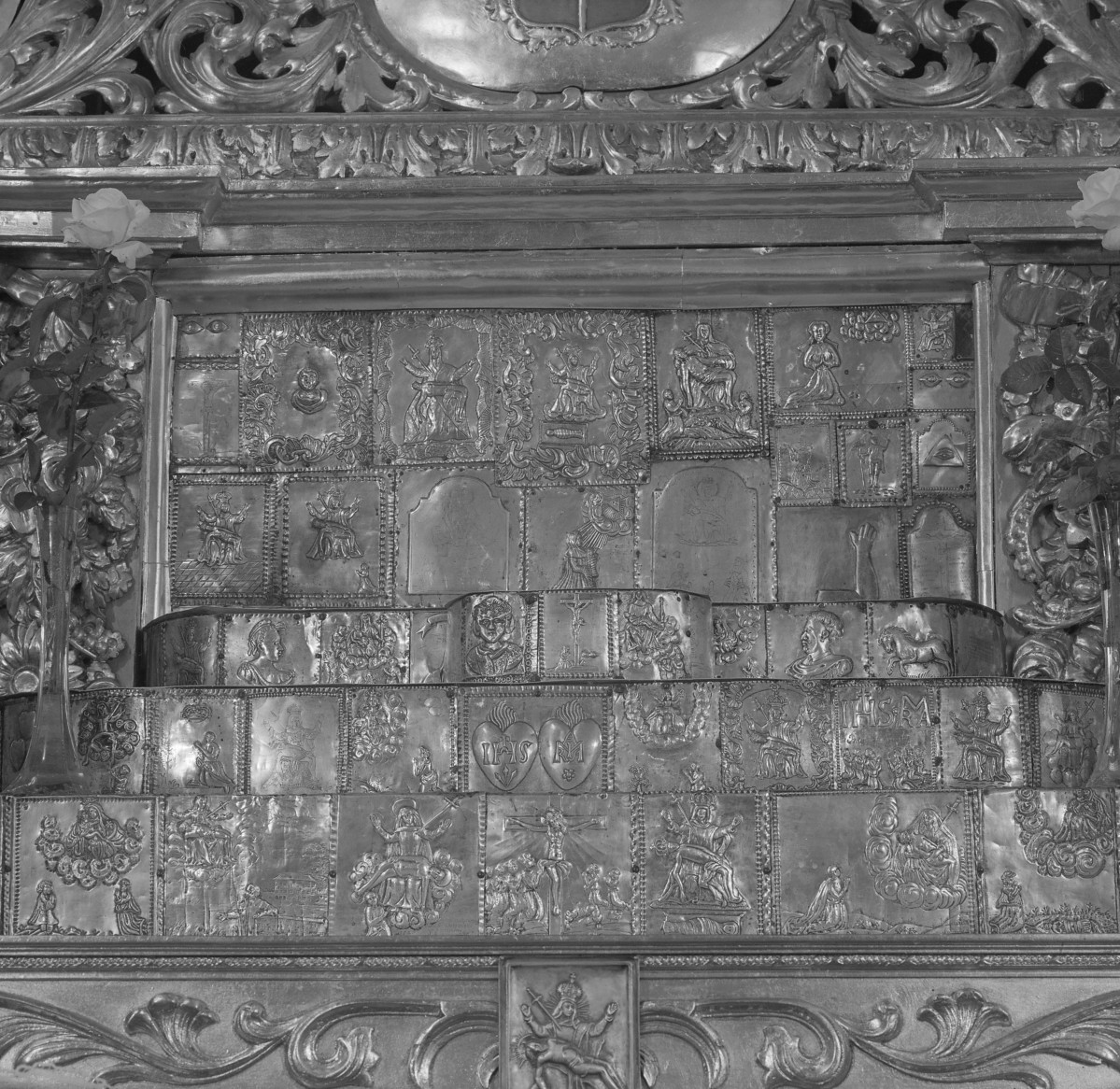 kościół pw. Wniebowzięcia Najświętszej Maryi Panny - wnętrze - Kaplica Maryjna - vota, skan 1