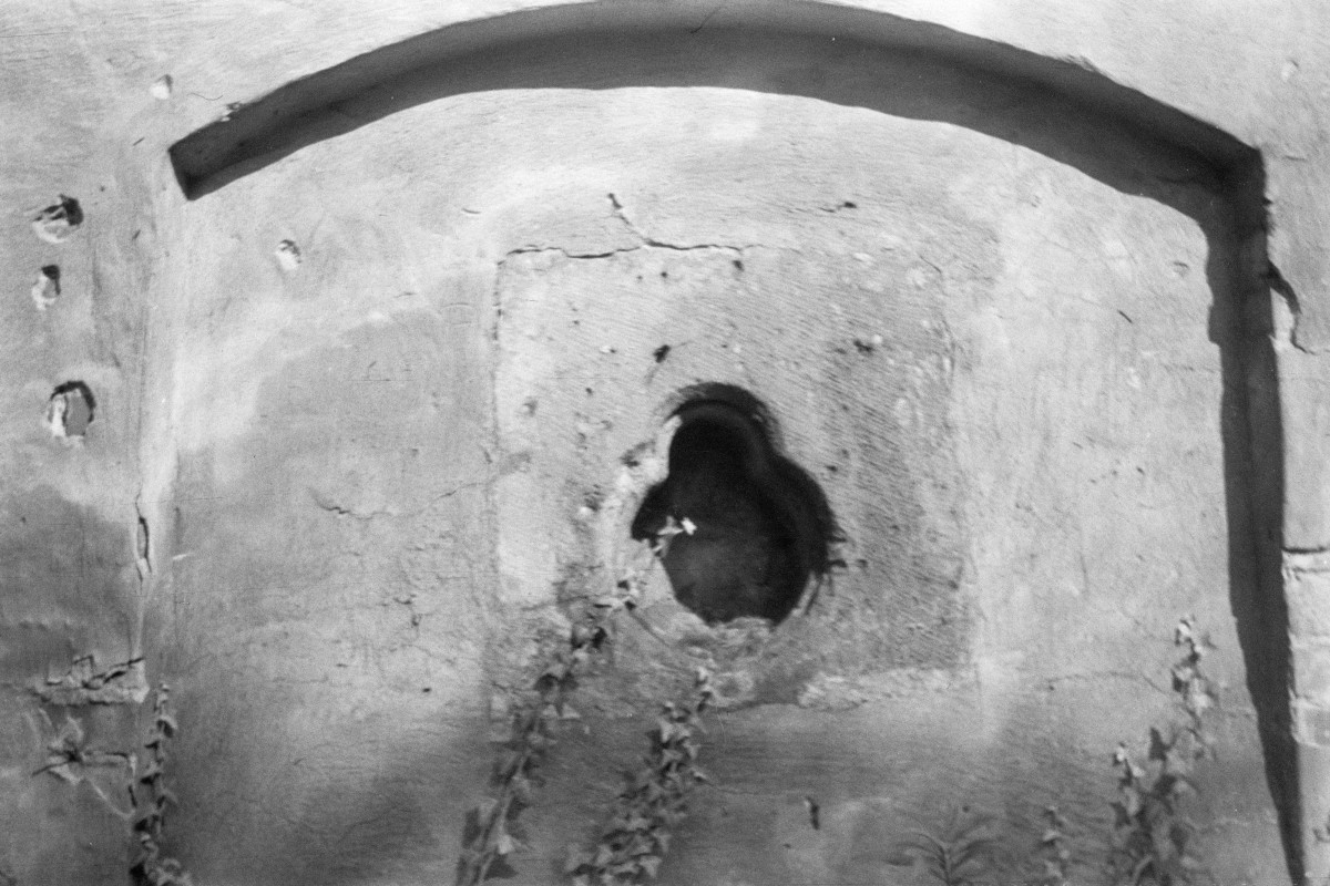 pałac w Leśnicy - bastion strzelnica, skan 1