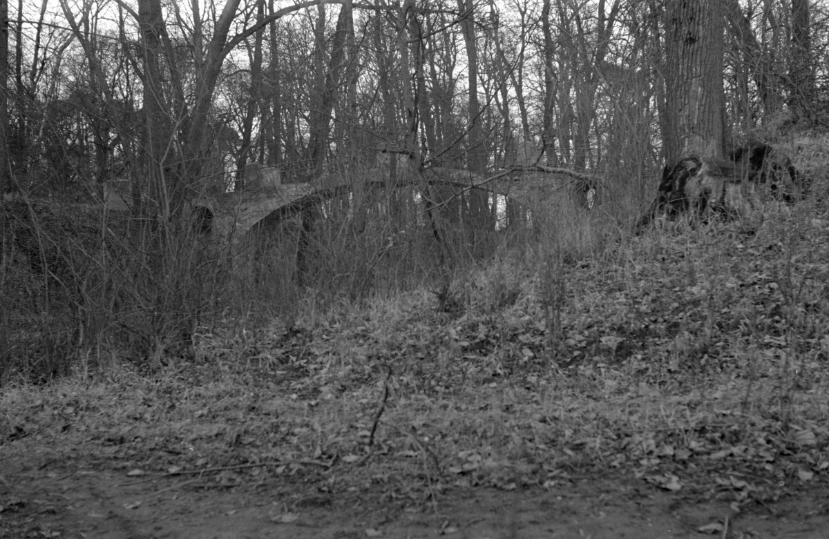 park - most przez wąwóz do Marynek, skan 1