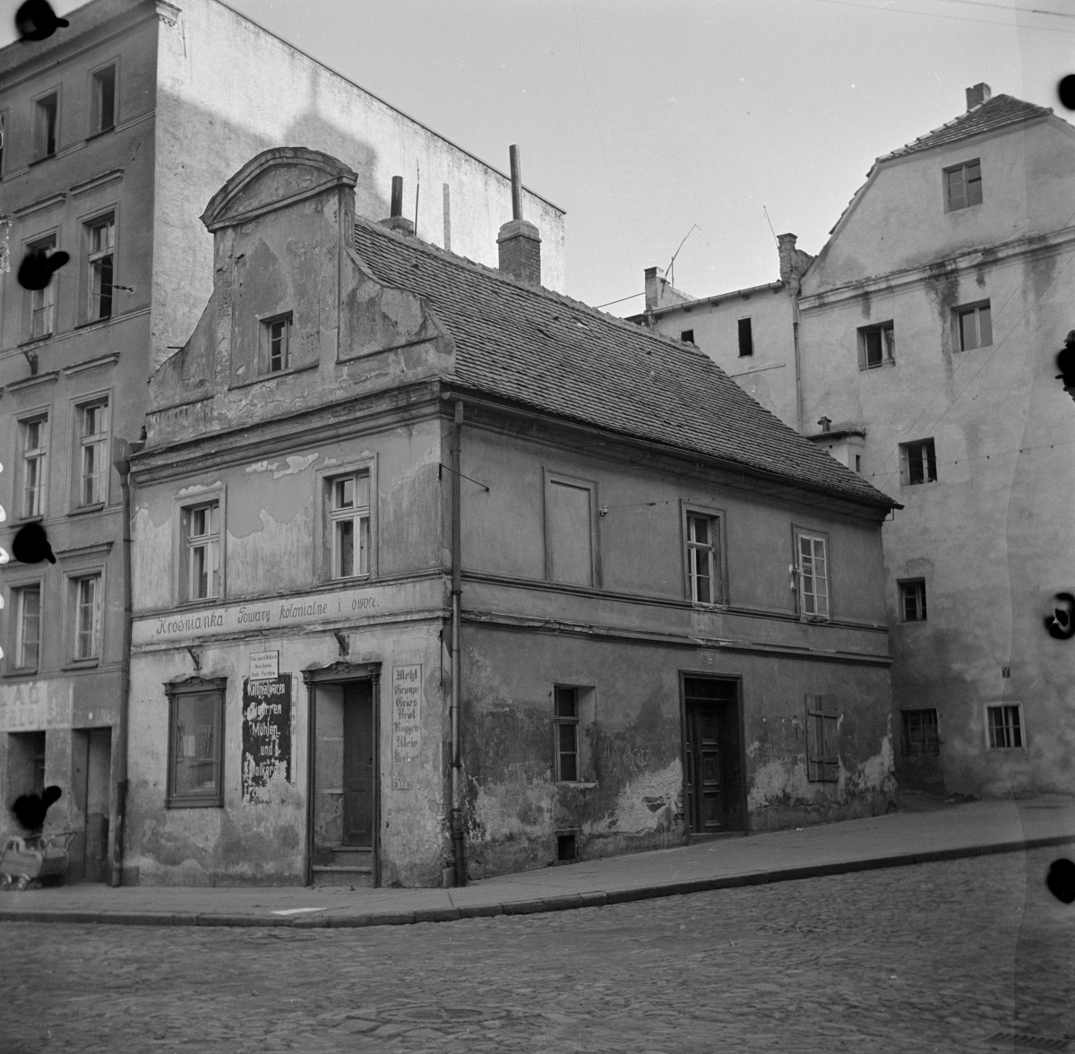 kamienice narożna - elewacja, skan 1