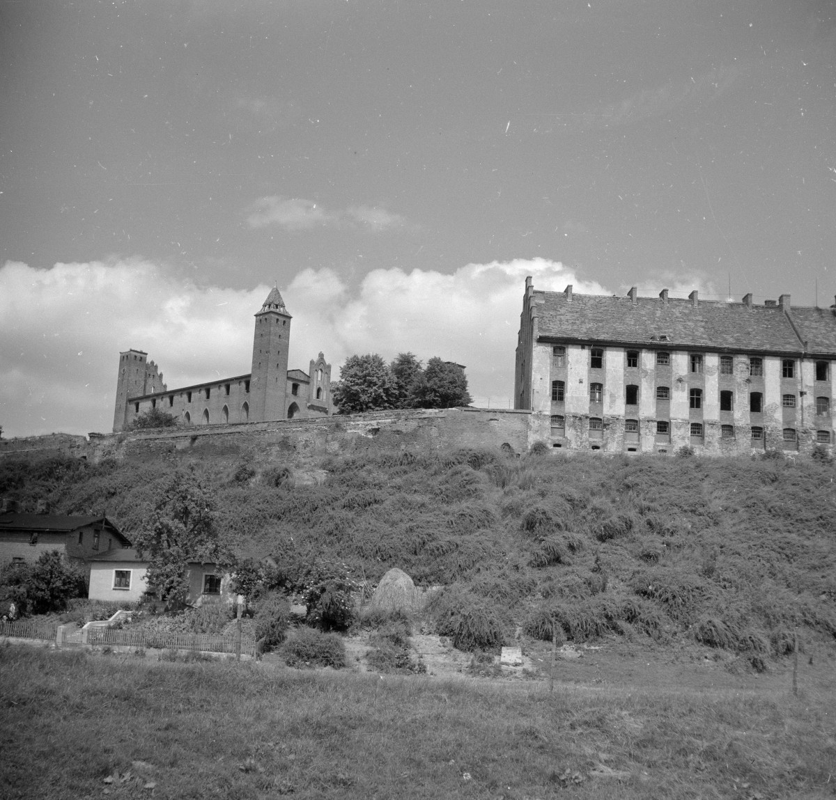 zamek krzyżacki 1290, Pałac Marysieńki - widok ogólny, skan 1