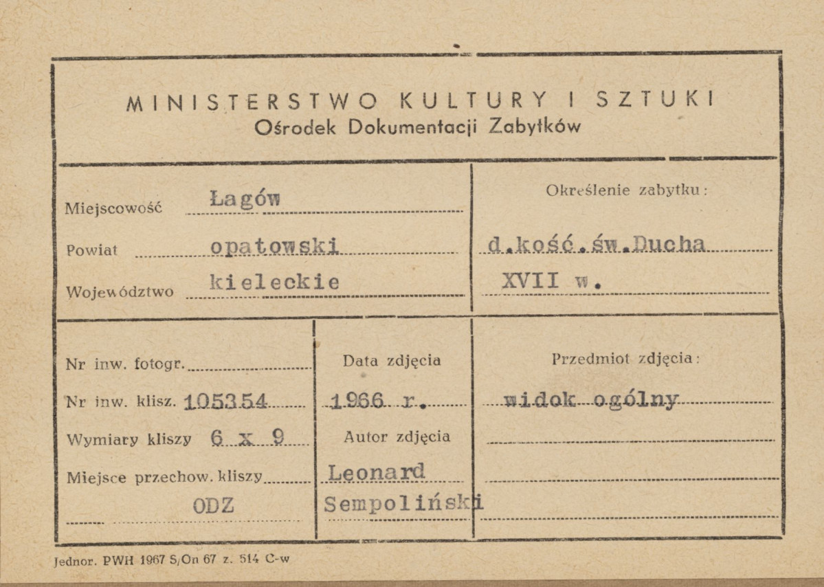 Widok na d. kościół i szpital św. Ducha - metryczka


, skan 1