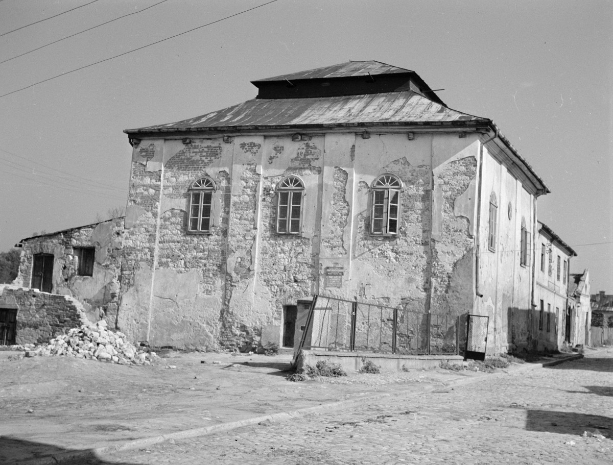 elewacja synagogi, skan 1