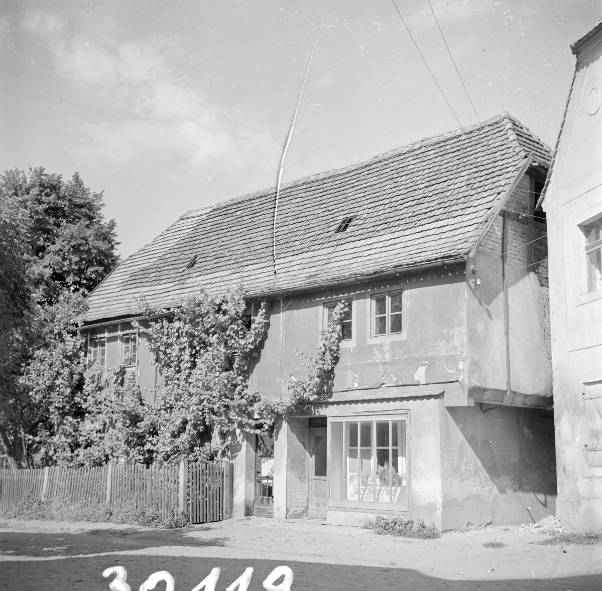 kamienica - elewacja frontowa, skan 1