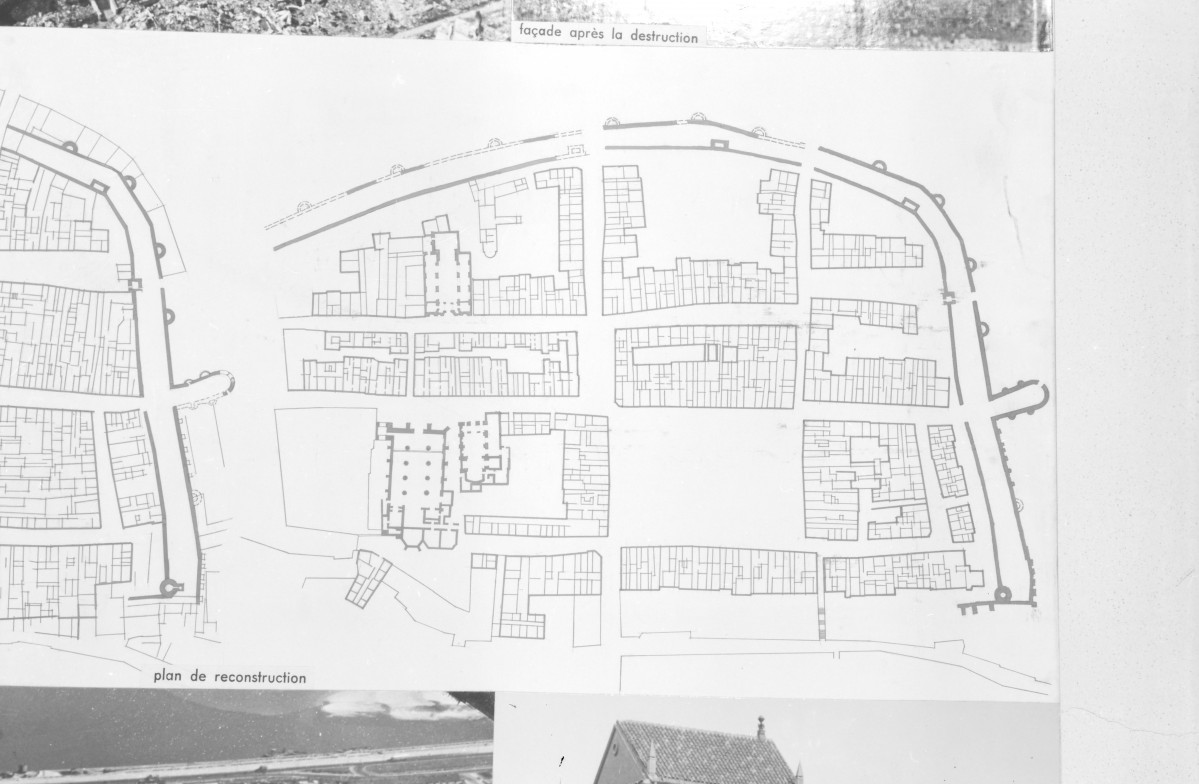 Stare Miasto - plan zachowanej zabudowy miejskiej., skan 1