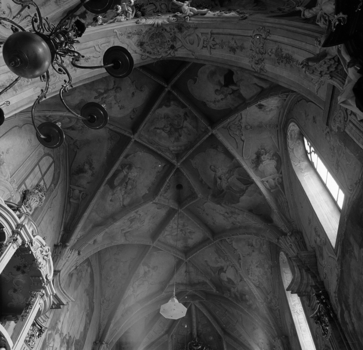 kościół pw. św. Bartłomieja - prezbiterium - sklepienie sieciowe, skan 1