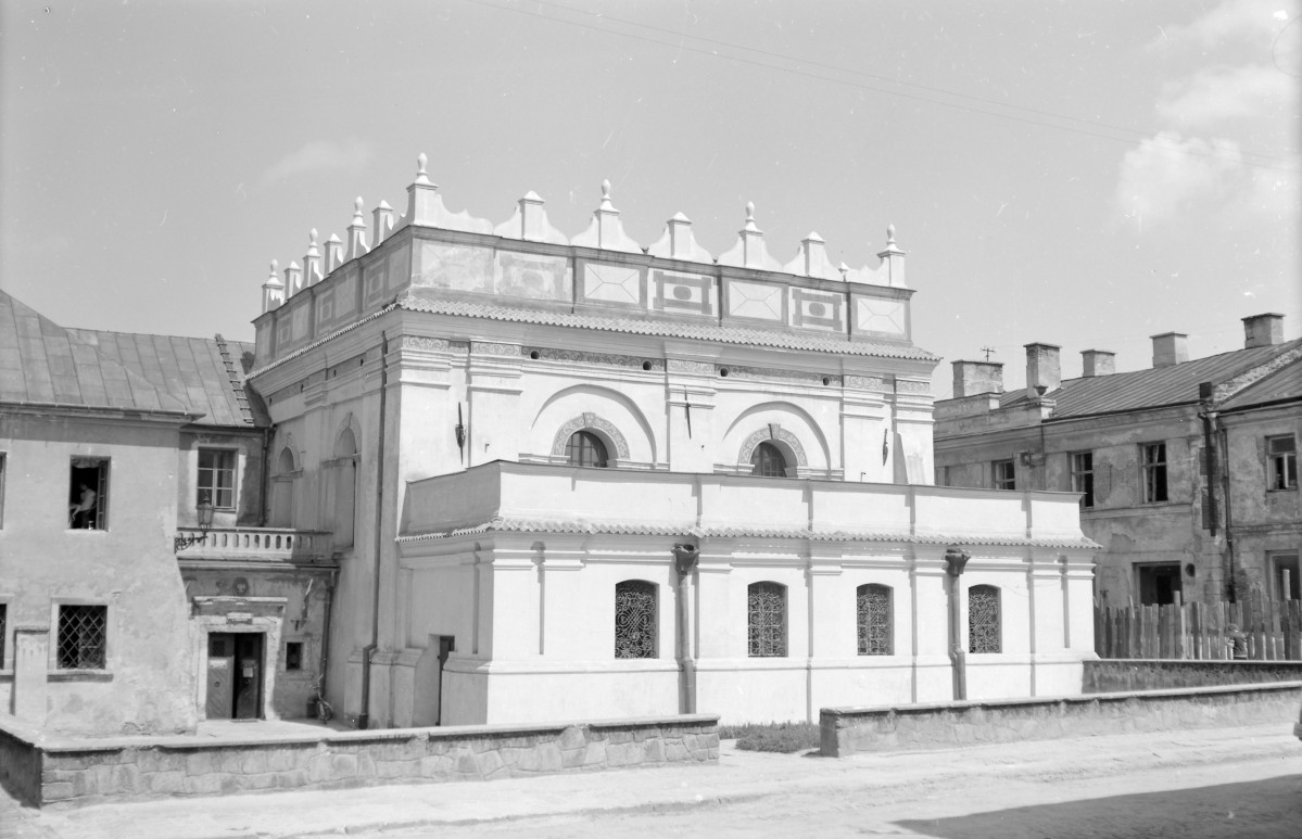synagoga - elewacja, widok ogólny, skan 1