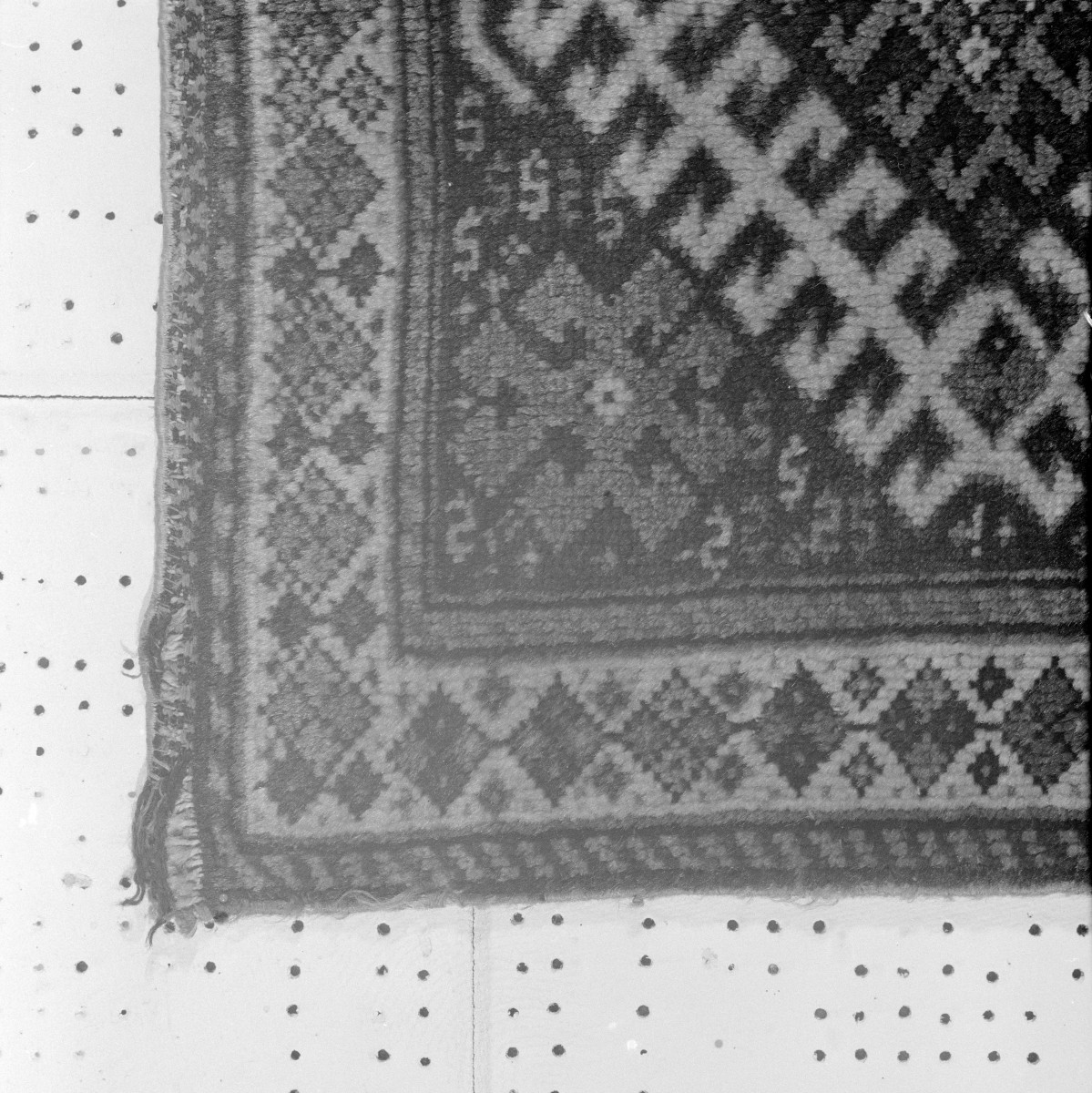 Muzeum Narodowe - Torba - kobierzec. Fragment bordiury., skan 1