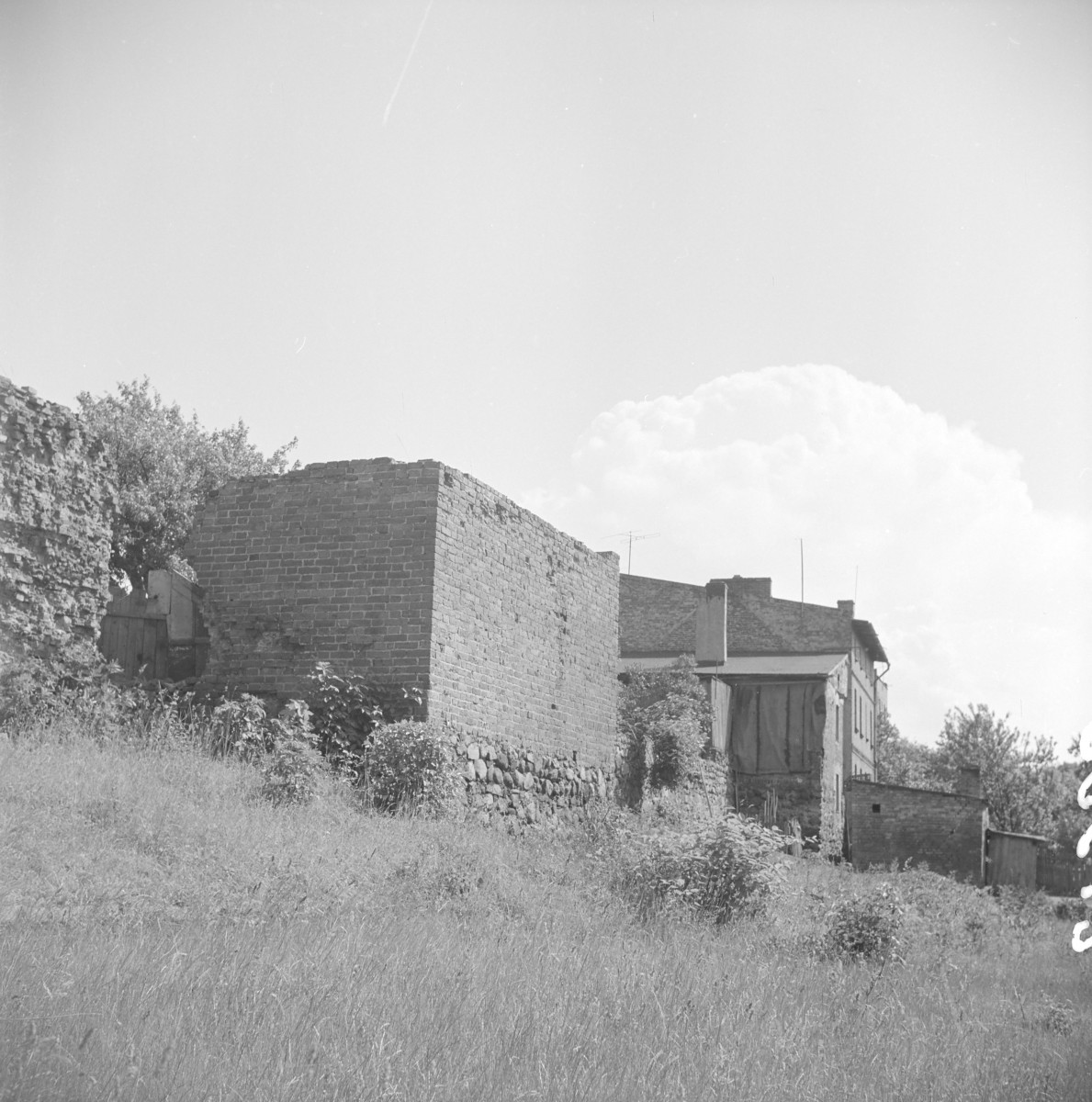 fragment murów obronnych, skan 1