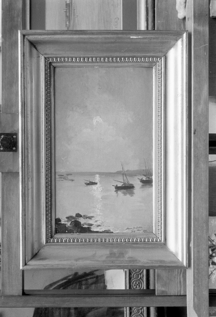 Muzeum Narodowe w Warszawie, Bilińska Anna "Brzeg Morski", 460x285 mm, skan 1