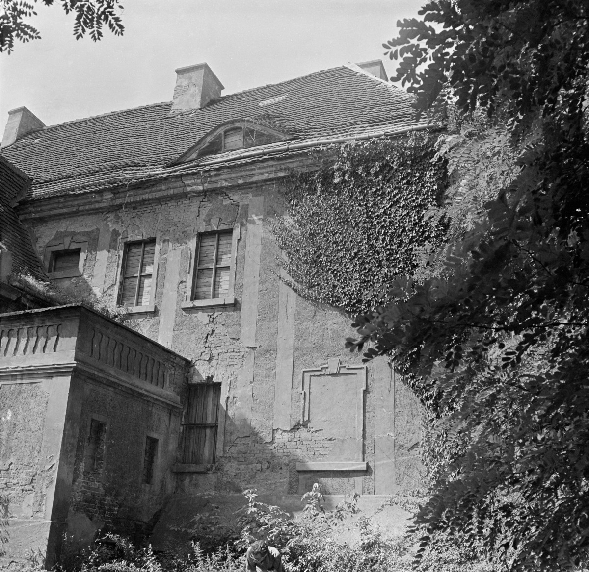 pałac - fragment skrzydła wschodniego, skan 1