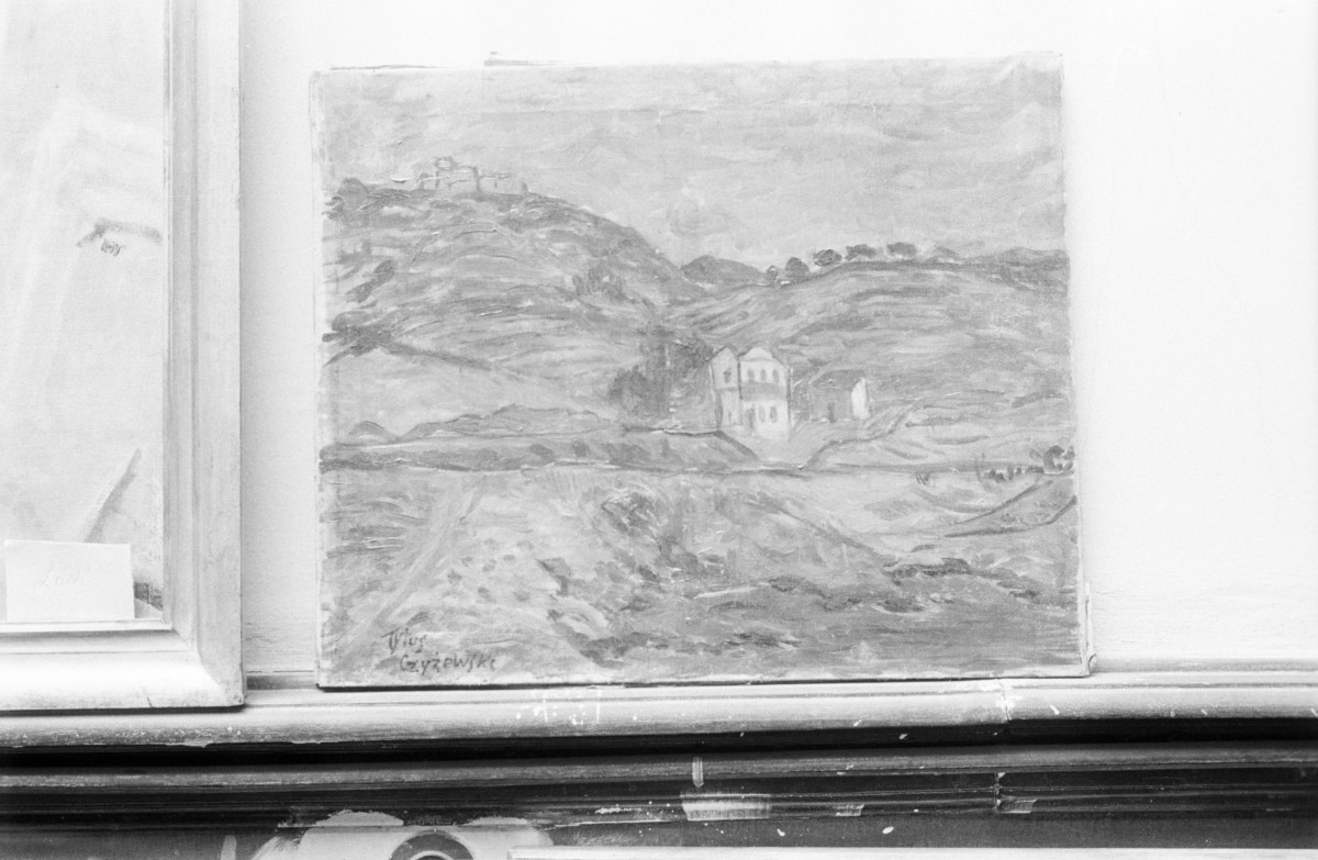 Muzeum Pomorskie w Toruniu, Czyżewski Tytus - "Krajobraz hiszpański", olej płótno, 500x605 mm, skan 1