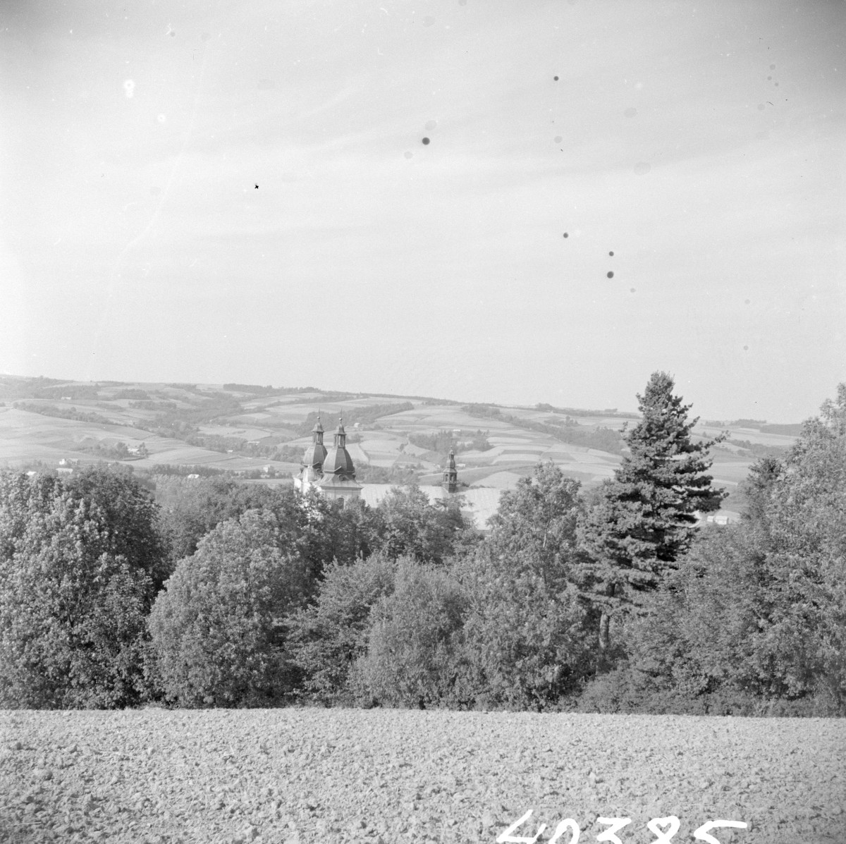 kościół Wniebowzięcia NMP - widok ogólny, skan 1