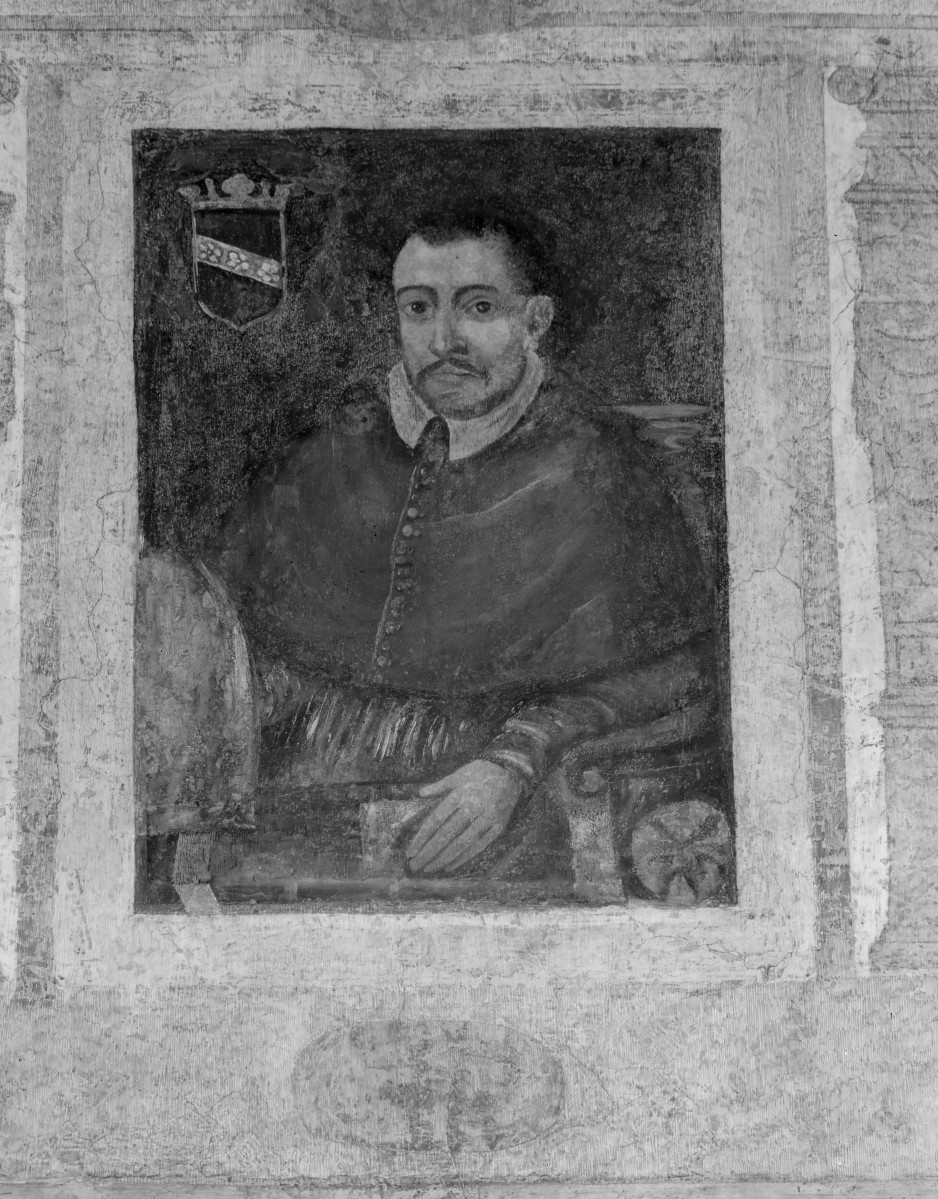 pałac Biskupów Krakowskich - Izba Stołowa Górna /sala portretowa/ /I p./ - ściana północna - portret Piotra Falkowskiego, skan 1