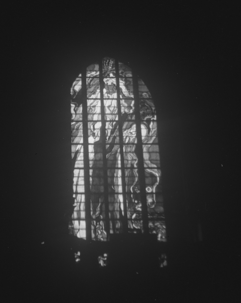 kościół Franciszkanów - witraż, skan 1