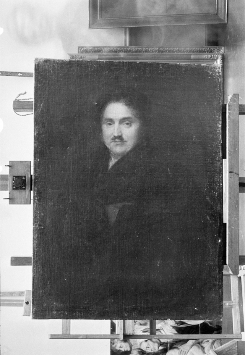 Muzeum Narodowe w Warszawie, Stattler Wojciech - "Portret Prendowskiego", 935x685 mm, skan 1