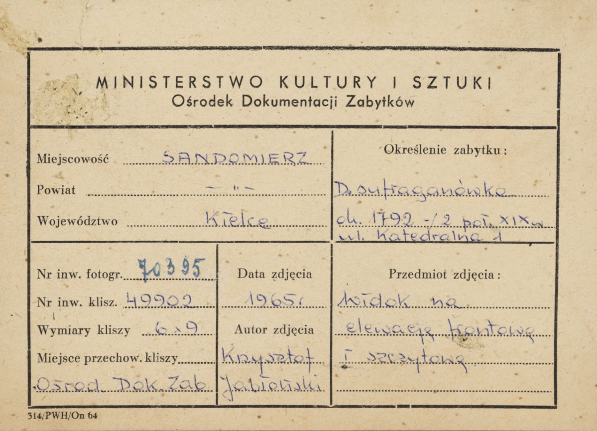 Sufraganówka - widok ogólny od strony zach. - metryczka, skan 1