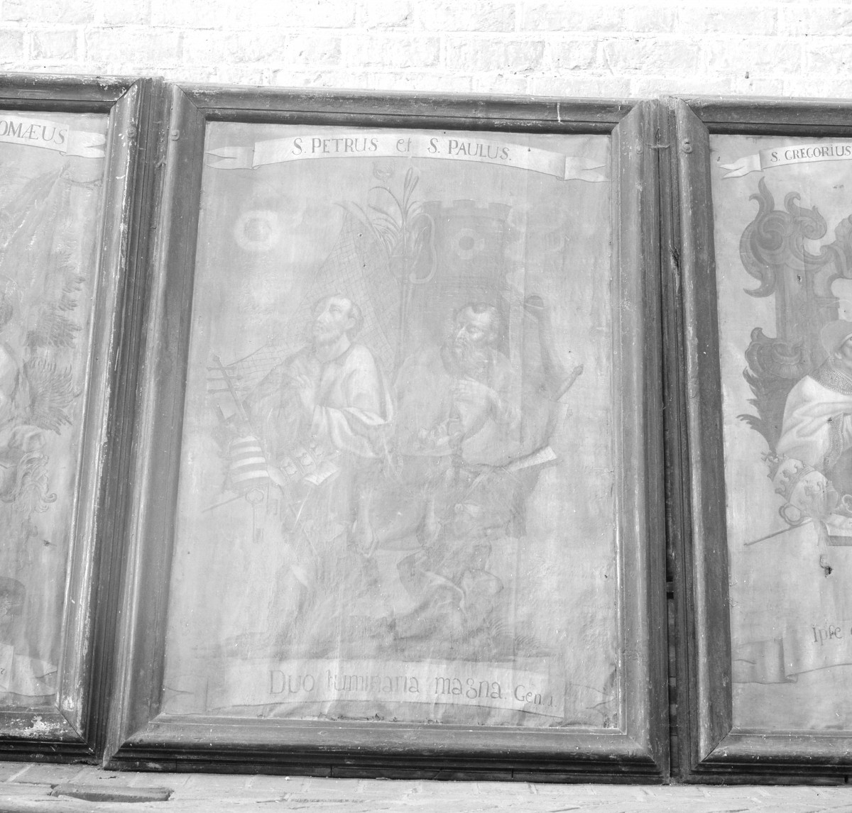 kościół pw. Ducha Świętego - zbiory - obraz śś. Piotra i Pawła z 1770 r., skan 1