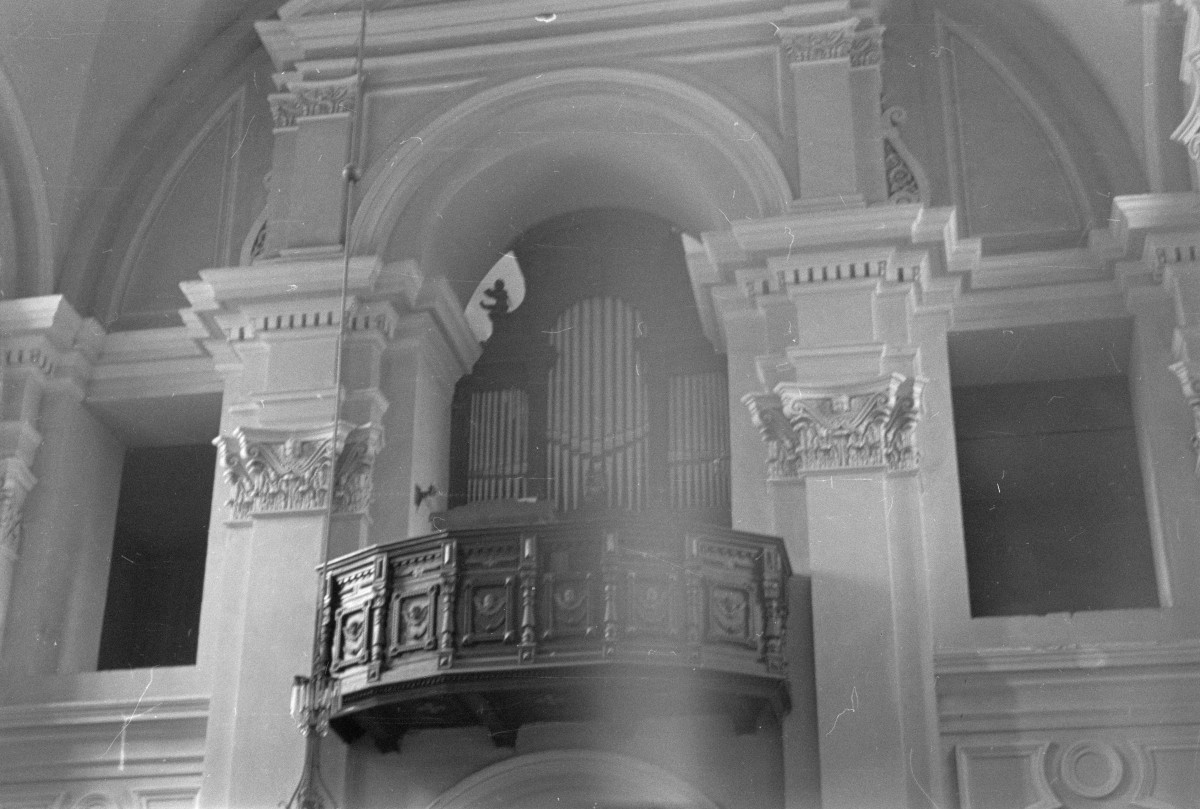 kościół pw. św. Lamberta - wnętrze - chór - organy, skan 1