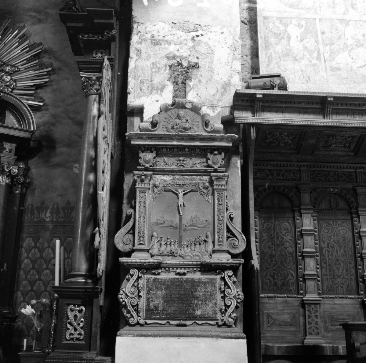 bazylika kolegiacka św. Andrzeja Apostoła - epitafium Adama Berneka (zm. 1606), skan 1
