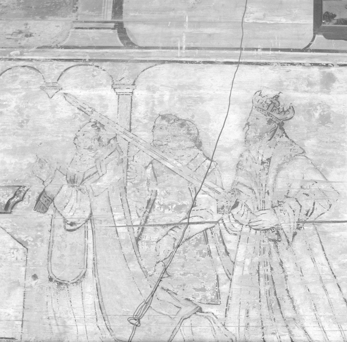kościół parafialny pw. Matki Boskiej Różańcowej i św. Jana Kantego, 1527 r. - polichromia 1. połowa XVII w., Legenda św. Stanisława, skan 1