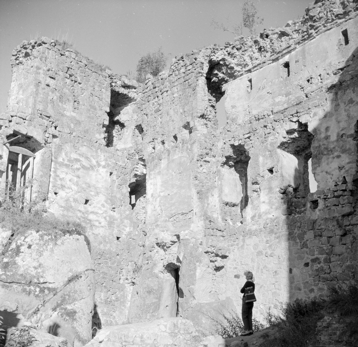 ruina Zamku Kamieniec - fragment, skan 1