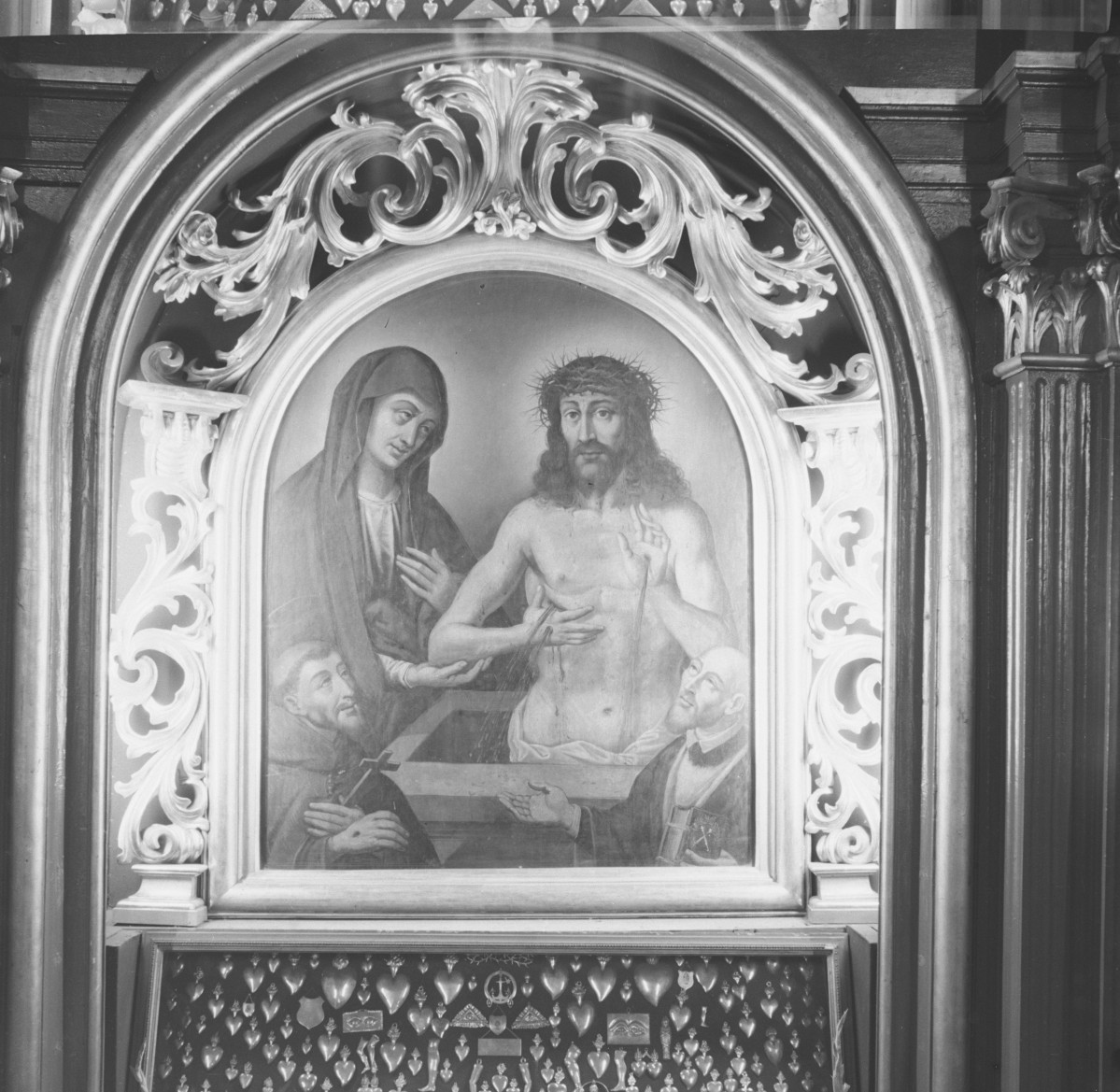 Kościół Franciszkanów św. Kazimierza - kaplica, obraz "Chrystus w studni", skan 1