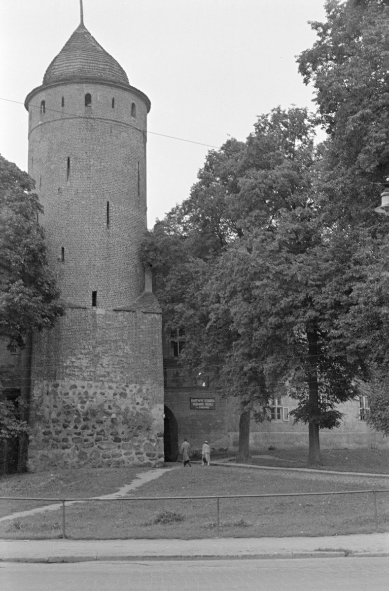 zamek Joannitów - baszta z murami obronnymi, skan 1
