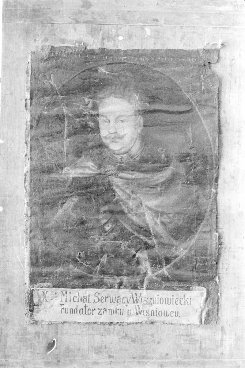 Muzeum Narodowe w Warszawie, malarz nieznany "Portret Mikołaja Serwacego Wiśniowieckiego", olej, płótno, skan 1