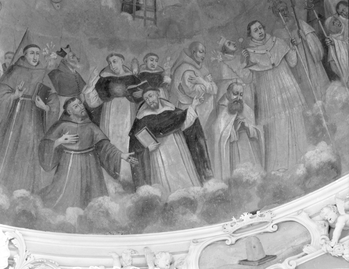 Kościół pw. NMP i św. Mikołaja - fragment polichromii, skan 1