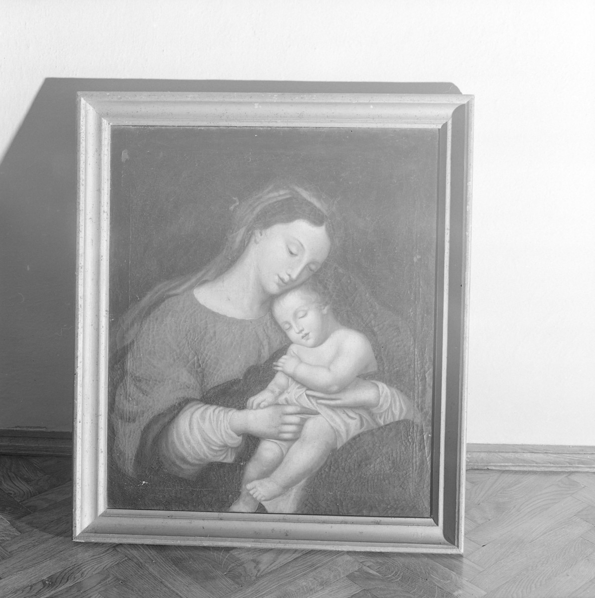 klasztor ss. Mniszek Benedyktynek - zbiory - obraz MB z Dzieciątkiem z XIX w., skan 1