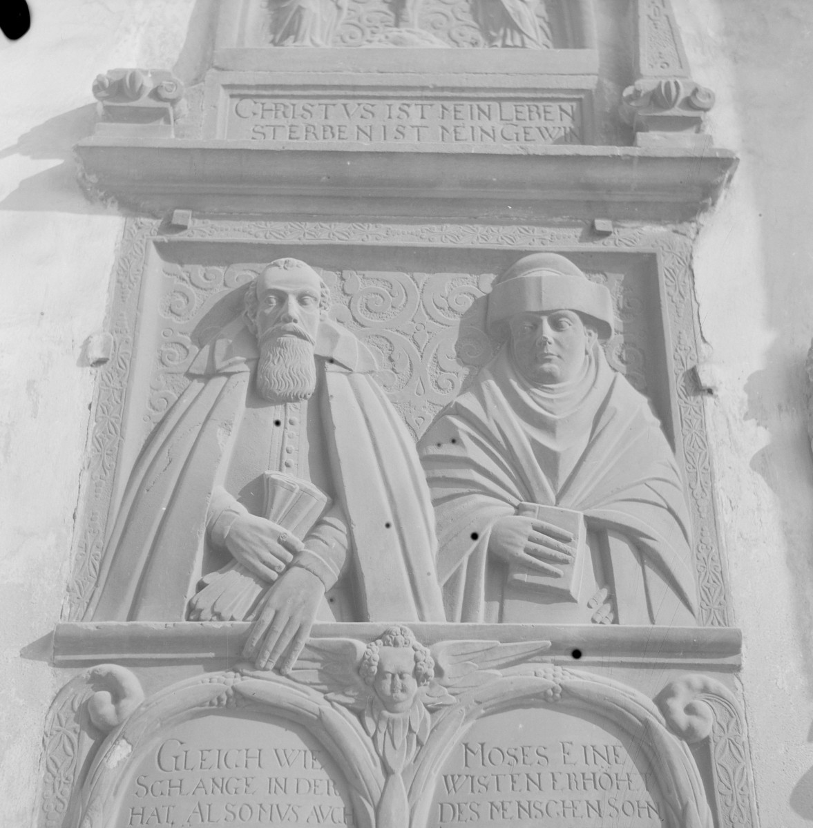 kościół parafialny pw. św. Jakuba - epitafium Jerzego i Zuzanny Klehrów, skan 1