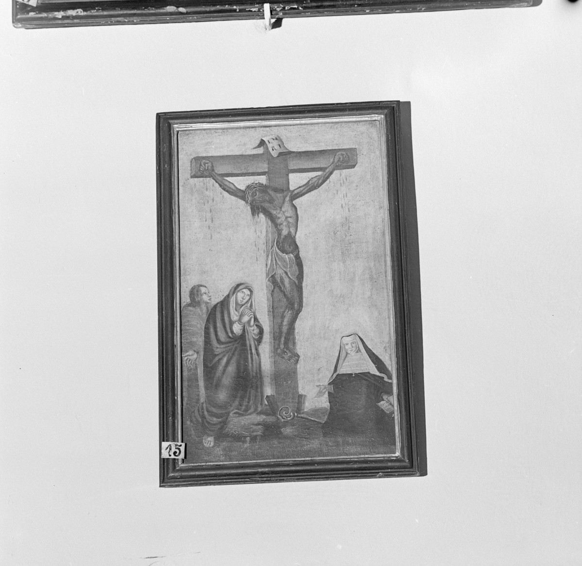 klasztor ss. Mniszek Benedyktynek - zbiory - obrazek wotywny Ksieni Staniąteckiej z XVIII wieku, skan 1