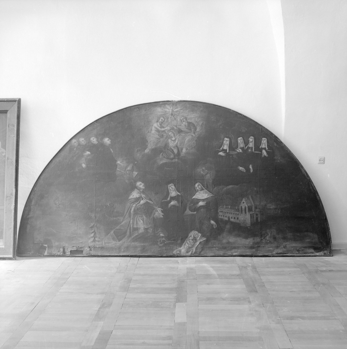 klasztor ss. Mniszek Benedyktynek - zbiory - obraz fundacyjny z XVIII w., skan 1