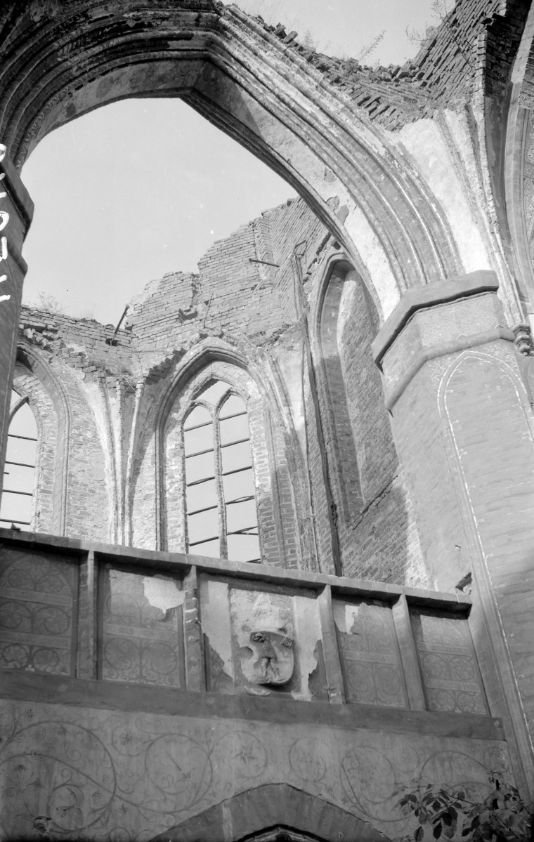 bazylika św. Katarzyny Aleksandryjskiej - fragment ruin, skan 1