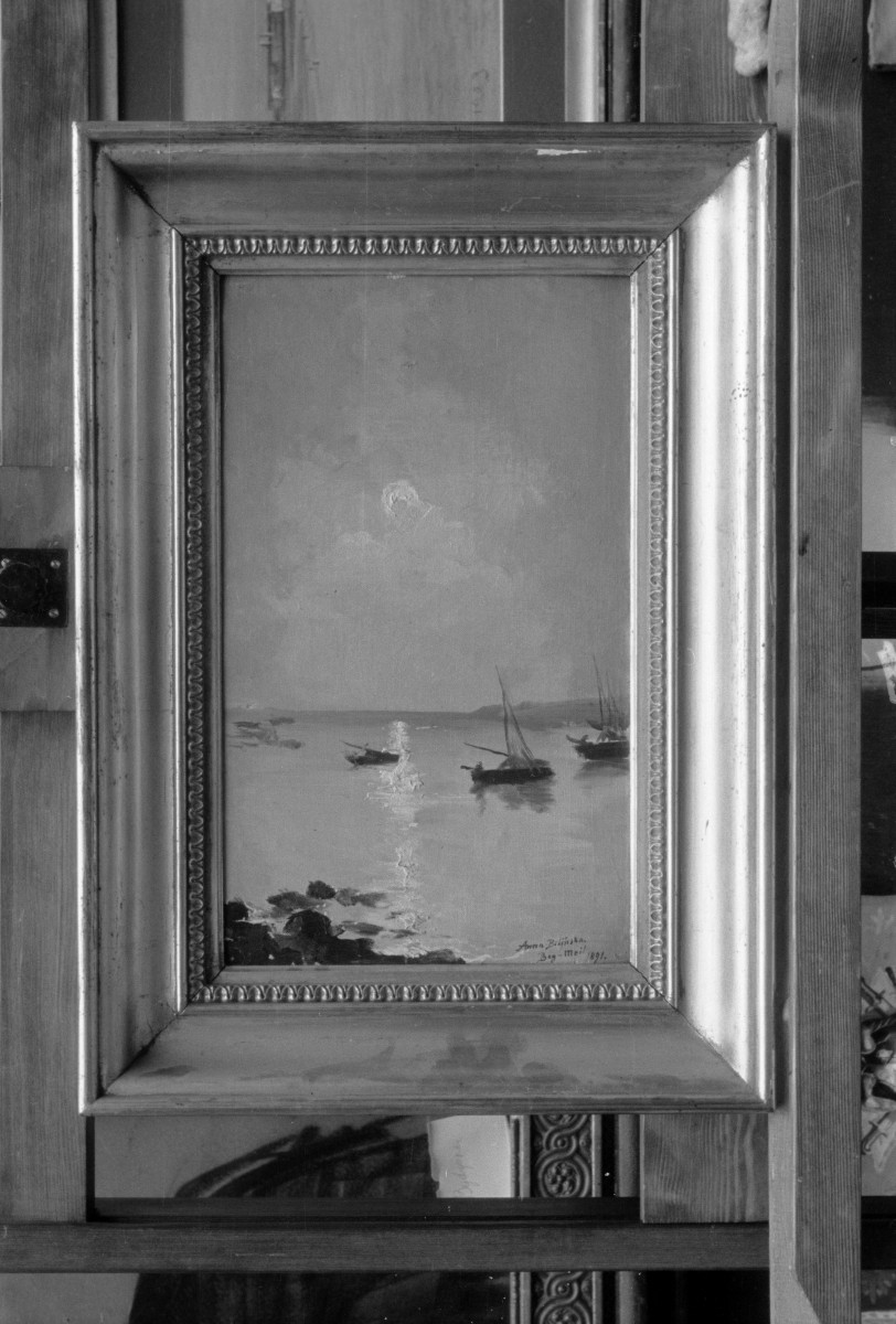 Muzeum Śląskie we Wrocławiu, Bilińska Anna "Brzeg morski", 460x285 mm, skan 1