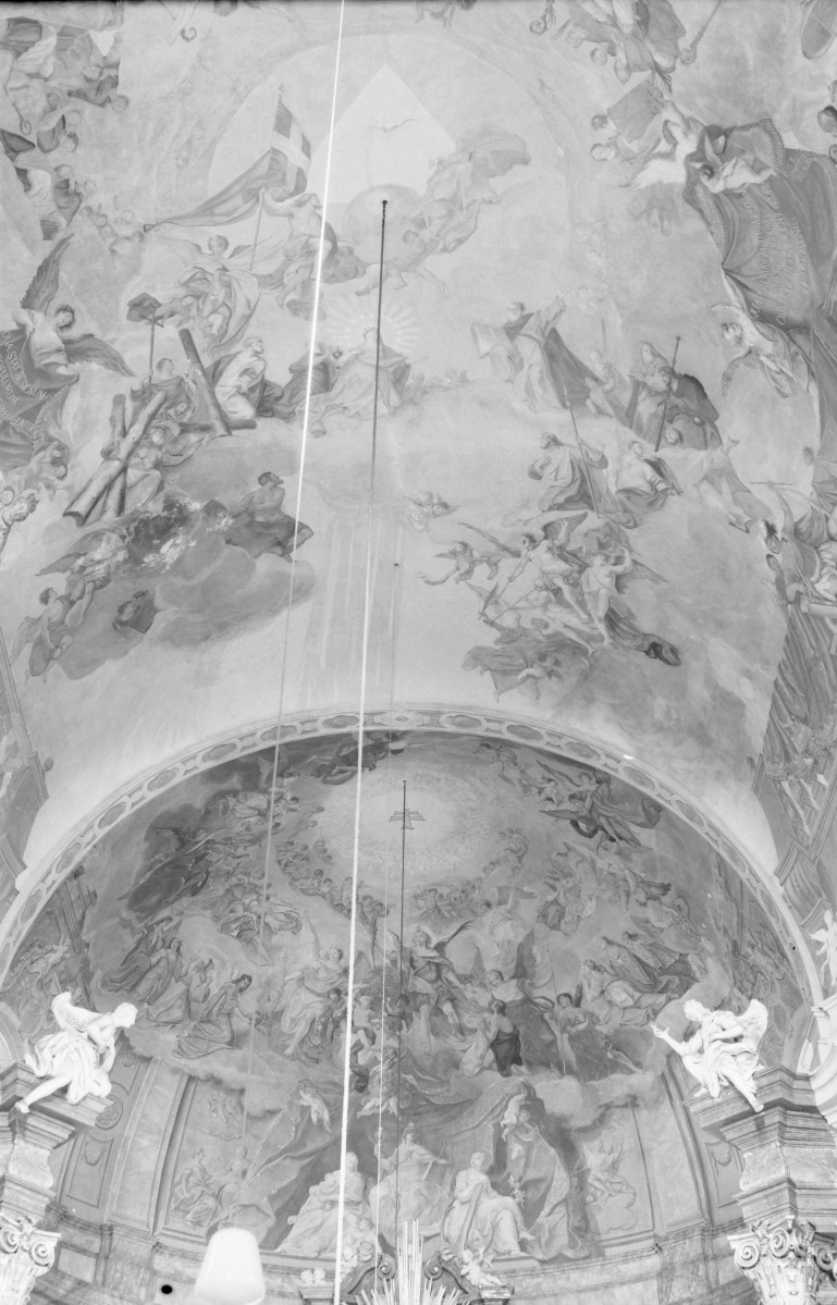 kościół, ob. seminaryjny pw. św.św. Piotra i Pawła - wnętrze: sklepinienie, skan 1