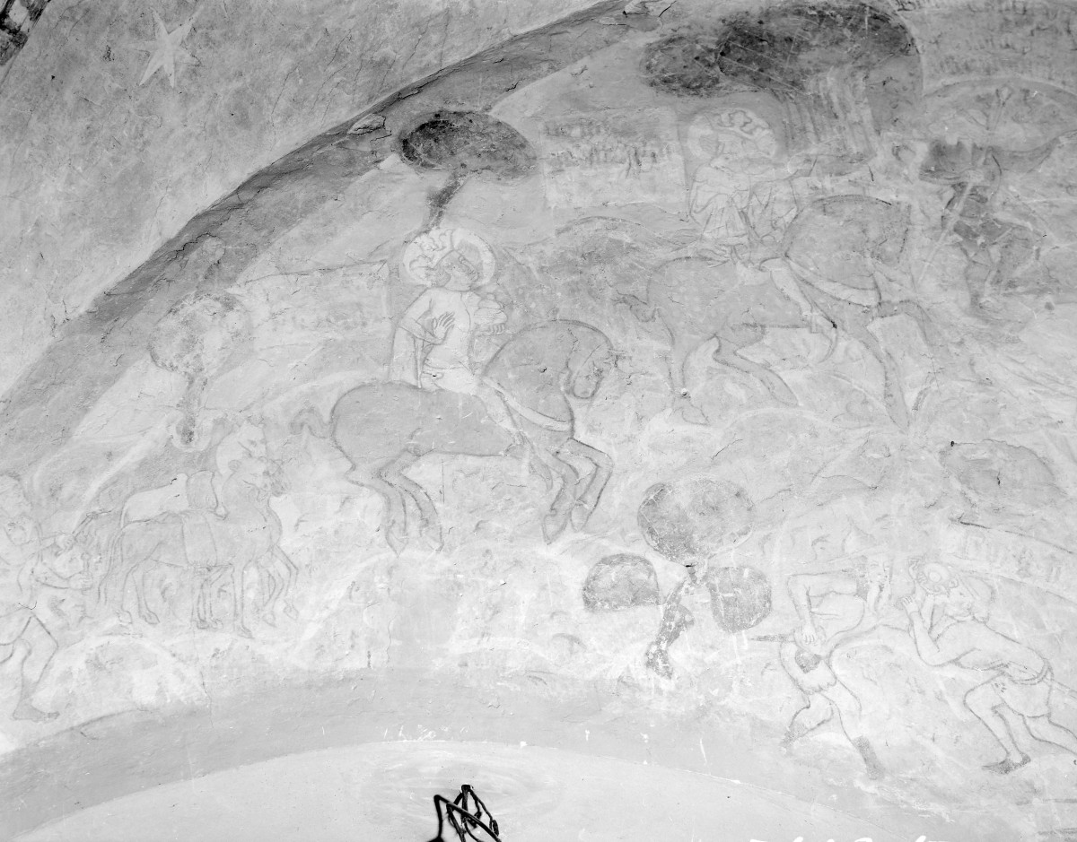 Opactwo Cystersów - polichromia w oratorium św. Jakuba., skan 1