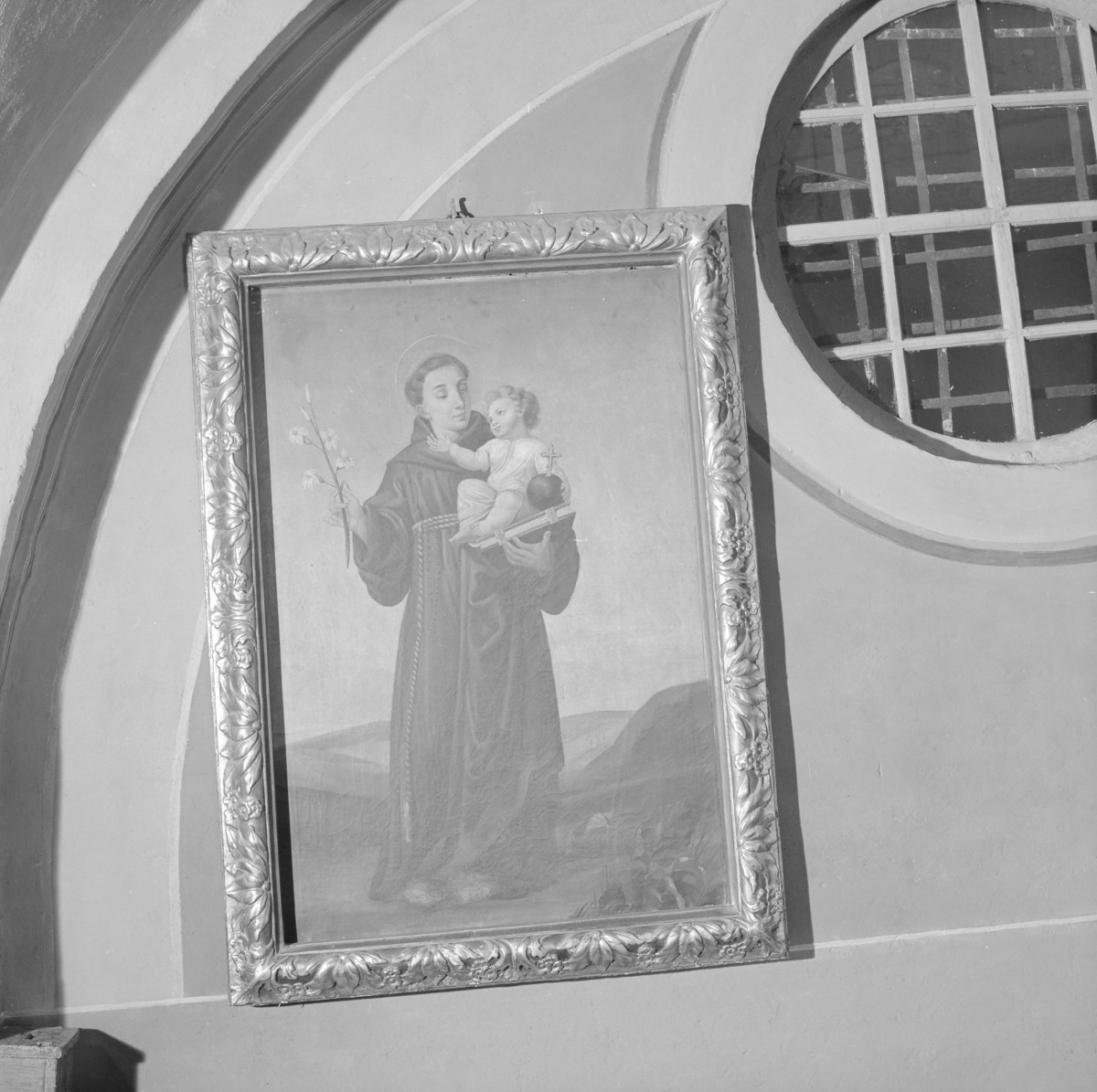 zespół klasztorny ss. Benedyktynek, kościół - obraz św. Antoniego XVIII/ XIX w., skan 1