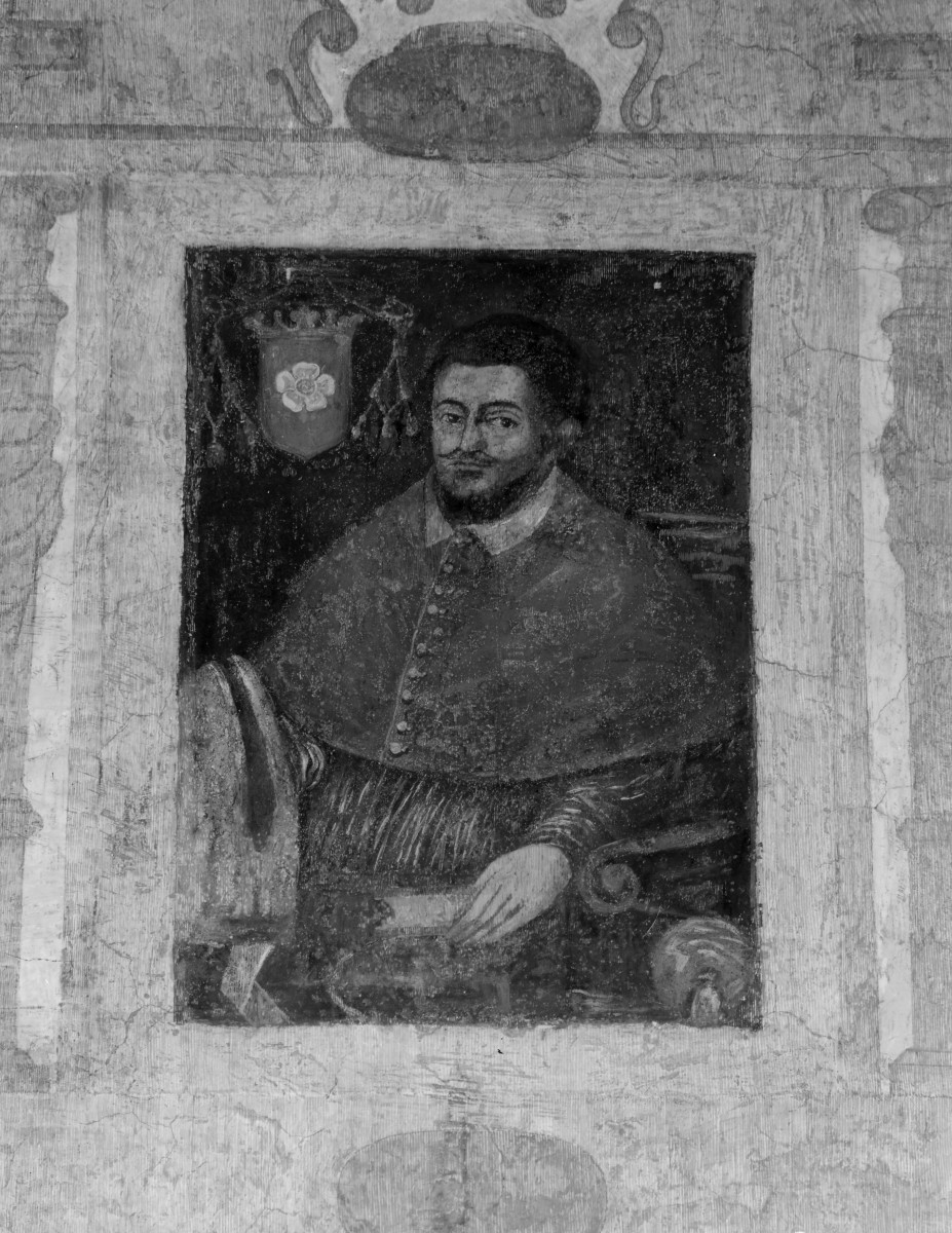 pałac Biskupów Krakowskich - Izba Stołowa Górna /sala portretowa/ /I p./ - ściana północna - portret Zawiszy Kurozwęcki, skan 1