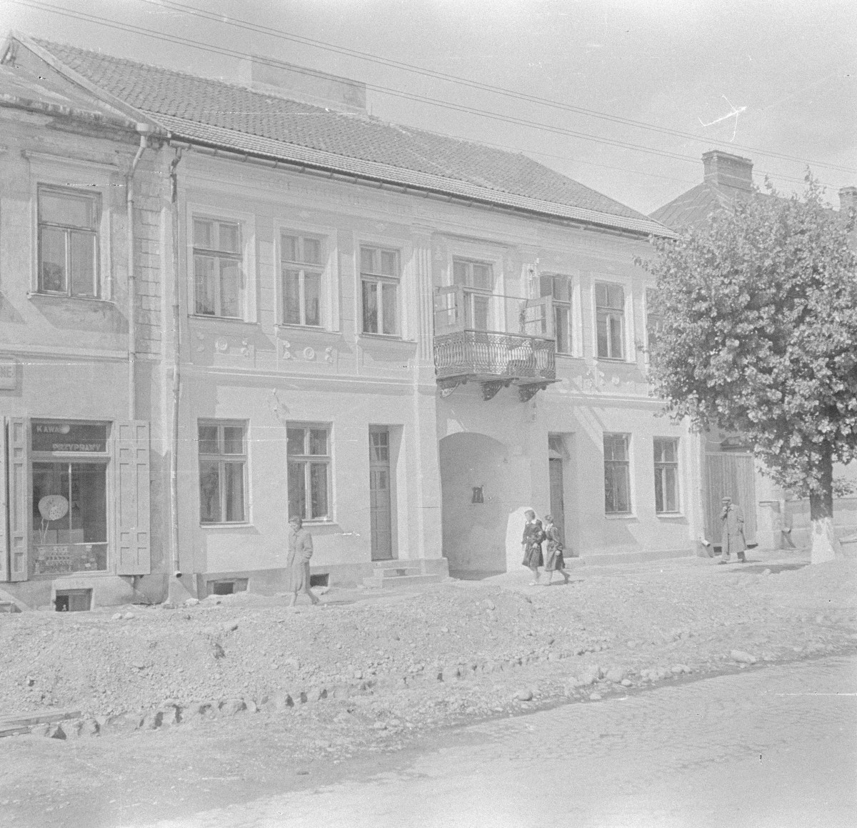 kamienica - elewacja fronotowa, skan 1