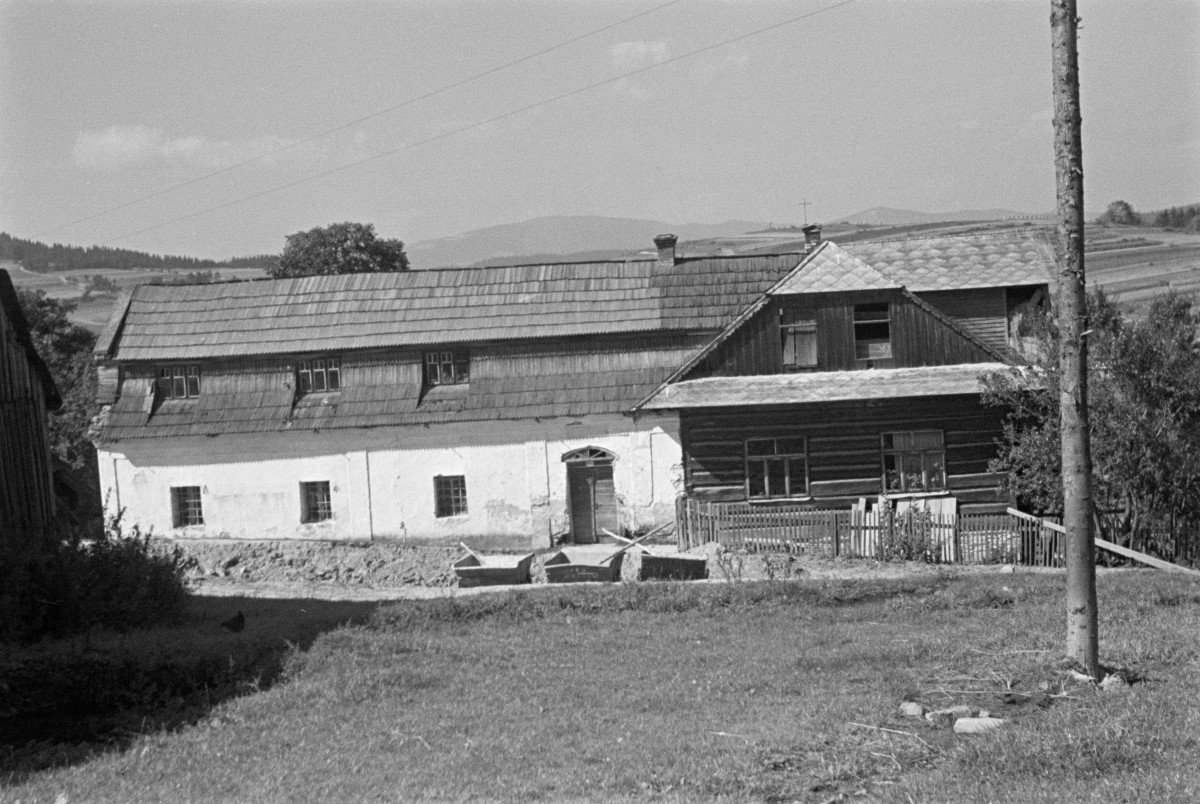 dawna Farbiarnia (2 poł. XVIII w.), elewacja frontowa, skan 1