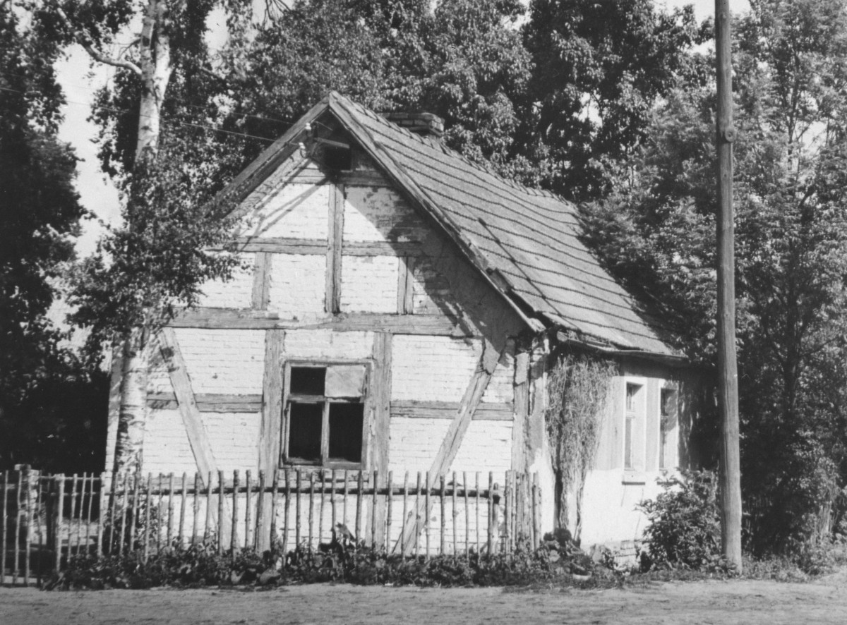 chałupa - elewacja szachulcowa, skan 1